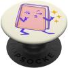 PopSockets Bookish Phone Grip & Stand – Sassy Paperback PopSockets PopGrip for MagSafe(Adhesive PopGrip)