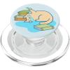 PopSockets Cat & Bookish Phone Grip – Cat-astrophic Reader PopSockets PopGrip for MagSafe(Magnetic PopGrip)