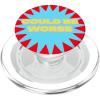 PopSockets Funny Phone Grip – Could Be Worse Bold PopSockets PopGrip for MagSafe(Magnetic PopGrip)