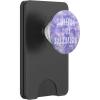 PopSockets Funny Phone Grip – Smiling But Spiraling Purple PopSockets PopGrip for MagSafe(Magnetic PopWallet)