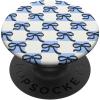 PopSockets Phone Grip – Blue & Black Bow Checker PopSockets PopGrip for MagSafe(Adhesive PopGrip)