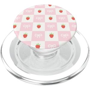 PopSockets Phone Grip – Strawberry Checker PopSockets PopGrip for MagSafe(Magnetic PopGrip)