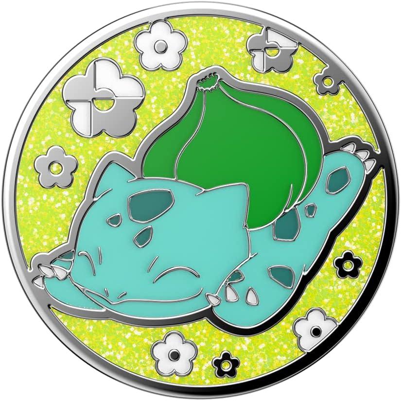 image:imagePopSockets PopGrip for MagSafe Magnetic Phone Grip amp Stand Swappable Top Secure Grip for iPhone MagSafe Cases Kickstand for HandsFree Viewing Wireless Charging Compatible Ghost GengarBulbasaur Nap