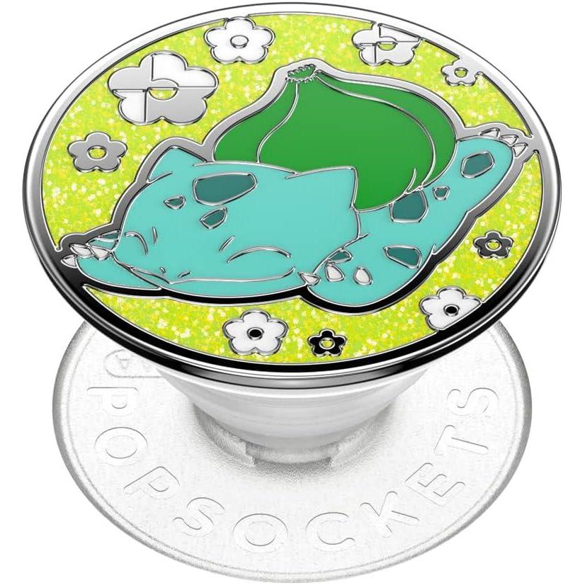 image:imagePopSockets PopGrip for MagSafe Magnetic Phone Grip amp Stand Swappable Top Secure Grip for iPhone MagSafe Cases Kickstand for HandsFree Viewing Wireless Charging Compatible Ghost GengarBulbasaur Nap