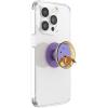 PopSockets PopGrip for MagSafe, Magnetic Phone Grip & Stand, Swappable Top, Secure Grip for iPhone MagSafe Cases, Kickstand for Hands-Free Viewing, Wireless Charging Compatible – Ghost Gengar(Sleeping Eevee)