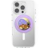PopSockets PopGrip for MagSafe, Magnetic Phone Grip & Stand, Swappable Top, Secure Grip for iPhone MagSafe Cases, Kickstand for Hands-Free Viewing, Wireless Charging Compatible – Ghost Gengar(Enamel Sleeping Eevee)