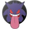 PopSockets PopGrip for MagSafe, Magnetic Phone Grip & Stand, Swappable Top, Secure Grip for iPhone MagSafe Cases, Kickstand for Hands-Free Viewing, Wireless Charging Compatible – Ghost Gengar(Gengar Night)
