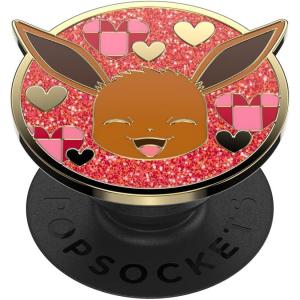 PopSockets PopGrip for MagSafe, Magnetic Phone Grip & Stand, Swappable Top, Secure Grip for iPhone MagSafe Cases, Kickstand for Hands-Free Viewing, Wireless Charging Compatible – Ghost Gengar(Eevee XOXO)