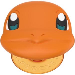 PopSockets PopGrip for MagSafe, Magnetic Phone Grip & Stand, Swappable Top, Secure Grip for iPhone MagSafe Cases, Kickstand for Hands-Free Viewing, Wireless Charging Compatible – Ghost Gengar(Charmander Face)