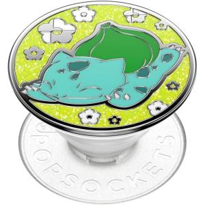PopSockets PopGrip for MagSafe, Magnetic Phone Grip & Stand, Swappable Top, Secure Grip for iPhone MagSafe Cases, Kickstand for Hands-Free Viewing, Wireless Charging Compatible – Ghost Gengar(Bulbasaur Nap)