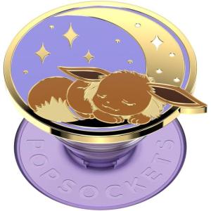 PopSockets PopGrip for MagSafe, Magnetic Phone Grip & Stand, Swappable Top, Secure Grip for iPhone MagSafe Cases, Kickstand for Hands-Free Viewing, Wireless Charging Compatible – Ghost Gengar(Sleeping Eevee)