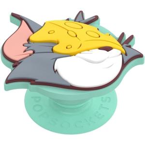 PopSockets: ​​​​Phone Grip with Expanding Kickstand, Adhesive Grip, PopOut, Tom and Jerry – Nibbles(Cheese’d Tom)