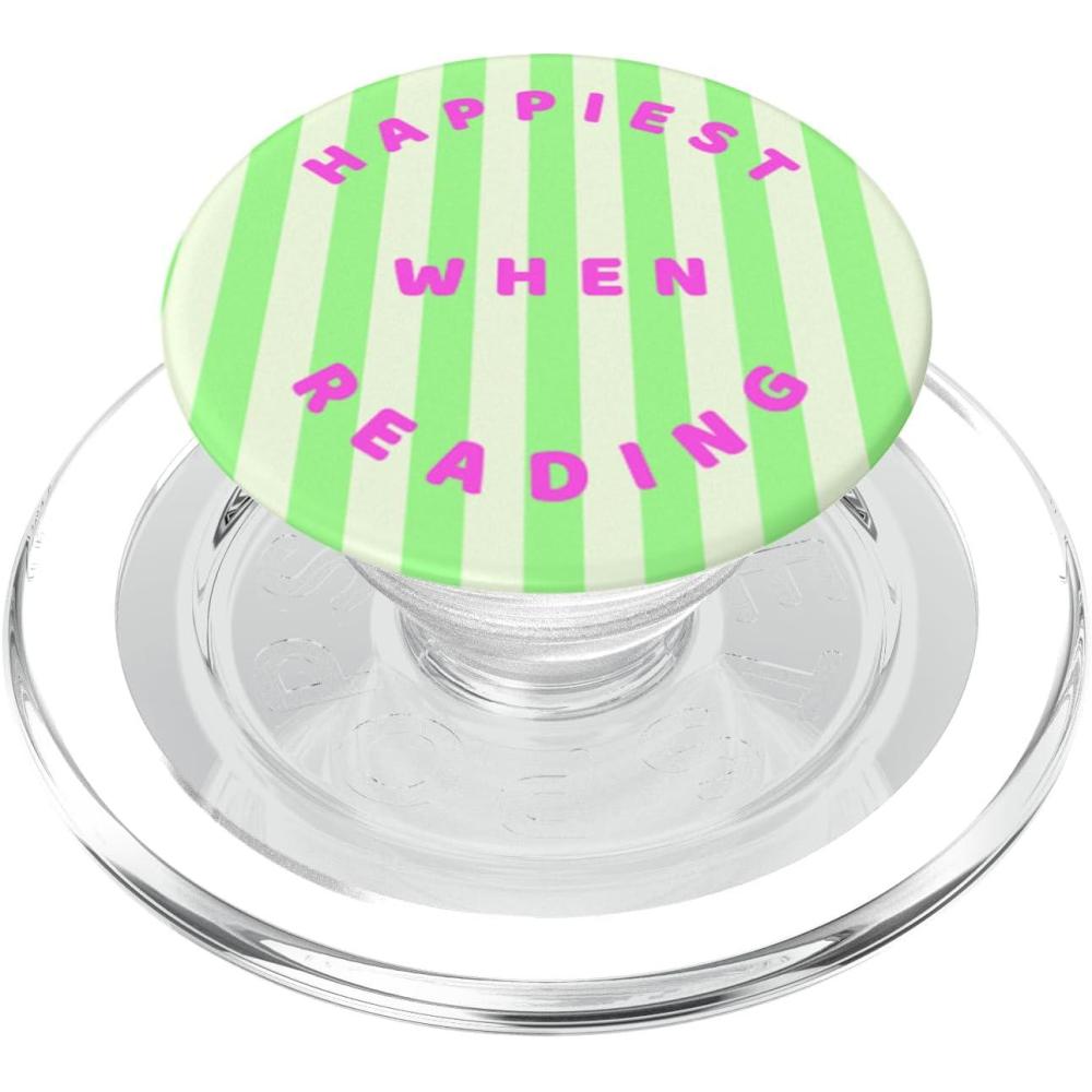 image:imagePopSockets Bookish Phone Grip amp Stand Happiest When Reading PopSockets Adhesive PopGripMagnetic PopGrip