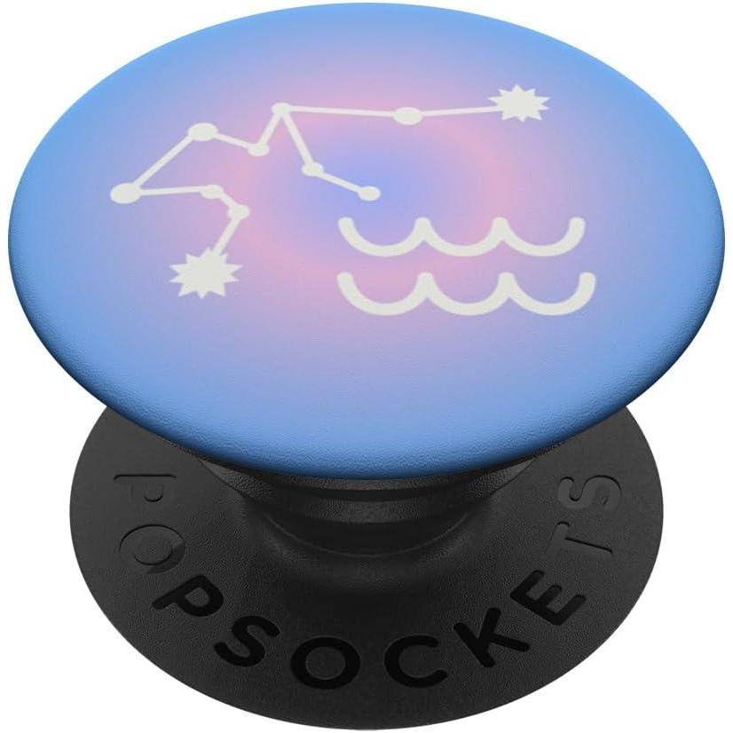 image:imagePopSockets Zodiac Phone Grip Aquarius Star Sign PopSockets Adhesive PopGripAdhesive PopGrip