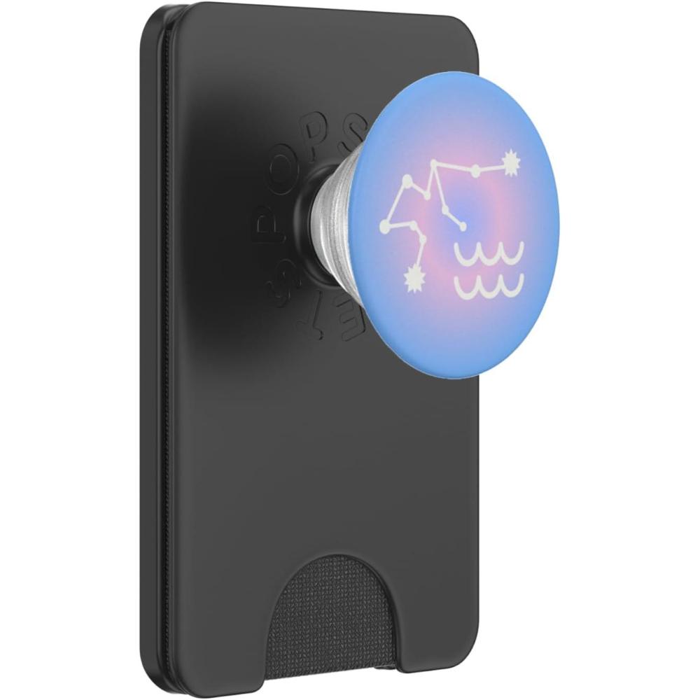image:imagePopSockets Zodiac Phone Grip Aquarius Star Sign PopSockets Adhesive PopGripMagnetic PopWallet