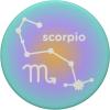 PopSockets Zodiac Phone Grip – Scorpio Zodiac Sign PopSockets Adhesive PopGrip(Adhesive PopGrip)