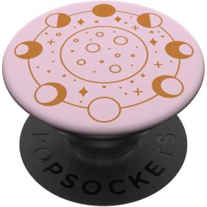 PopSockets Celestial Phone Grip – Golden Moon Cycle PopSockets Adhesive PopGrip(Adhesive PopGrip)