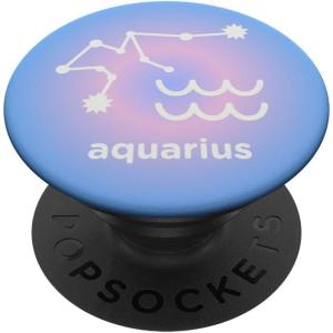PopSockets Zodiac Phone Grip – Aquarius Constellation PopSockets Adhesive PopGrip(Adhesive PopGrip)