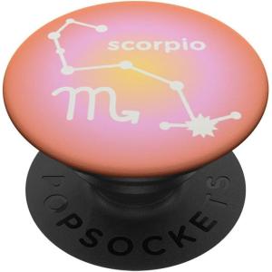 PopSockets Zodiac Phone Grip – Scorpio Constellation PopSockets Adhesive PopGrip(Adhesive PopGrip)