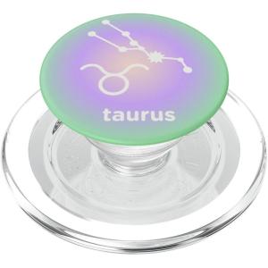 PopSockets Zodiac Phone Grip – Taurus Zodiac Sign PopSockets Adhesive PopGrip(Magnetic PopGrip)