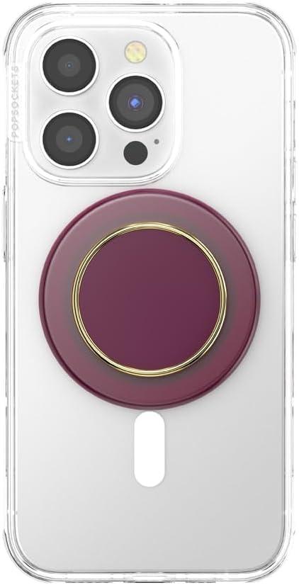 image:imagePopSockets Adhesive Phone Grip Holder Phone Stand Lavender FlowRed Wine Enamel
