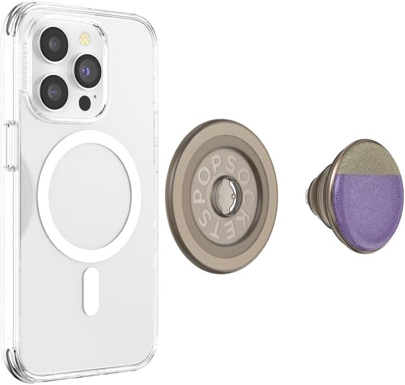 image:imagePopSockets Adhesive Phone Grip Holder Phone Stand Lavender FlowStoneware Lavendar