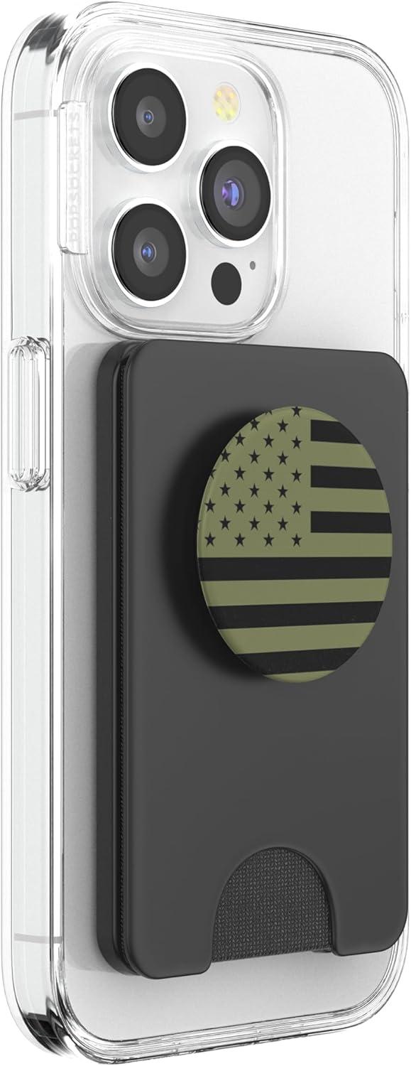 image:imagePopSockets Phone Grip Olive Americana PopSockets Adhesive PopGripMagnetic PopWallet