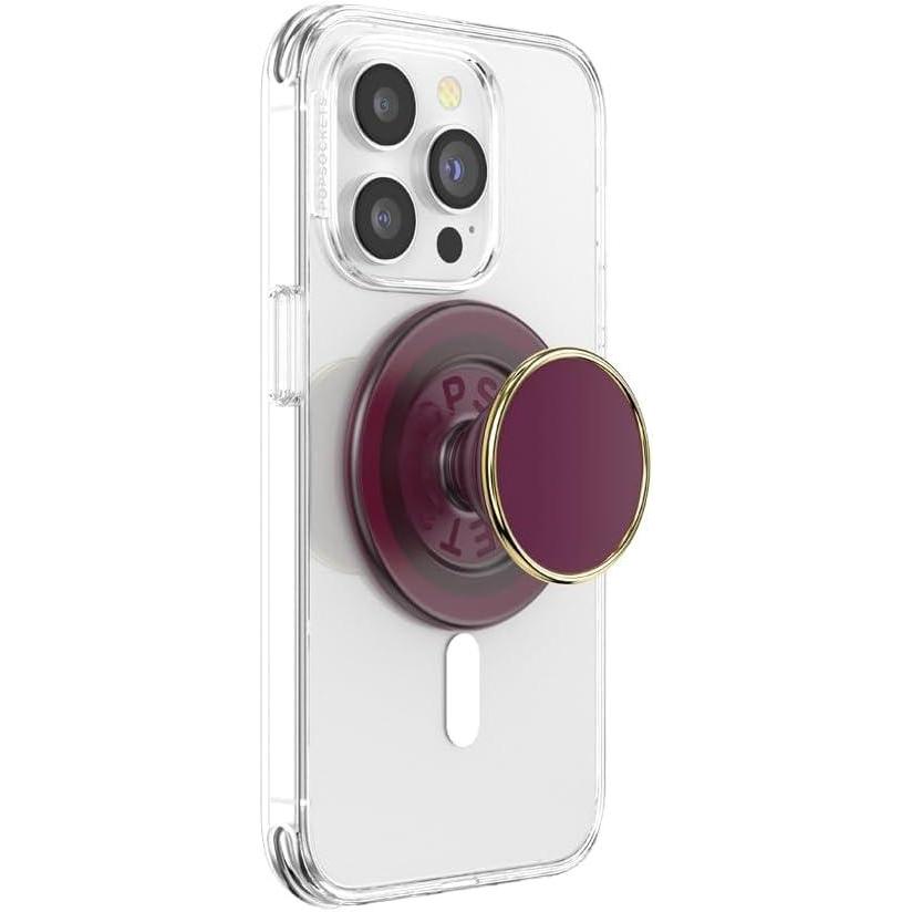 image:imagePopSockets Adhesive Phone Grip Holder Phone Stand Lavender FlowRed Wine Enamel