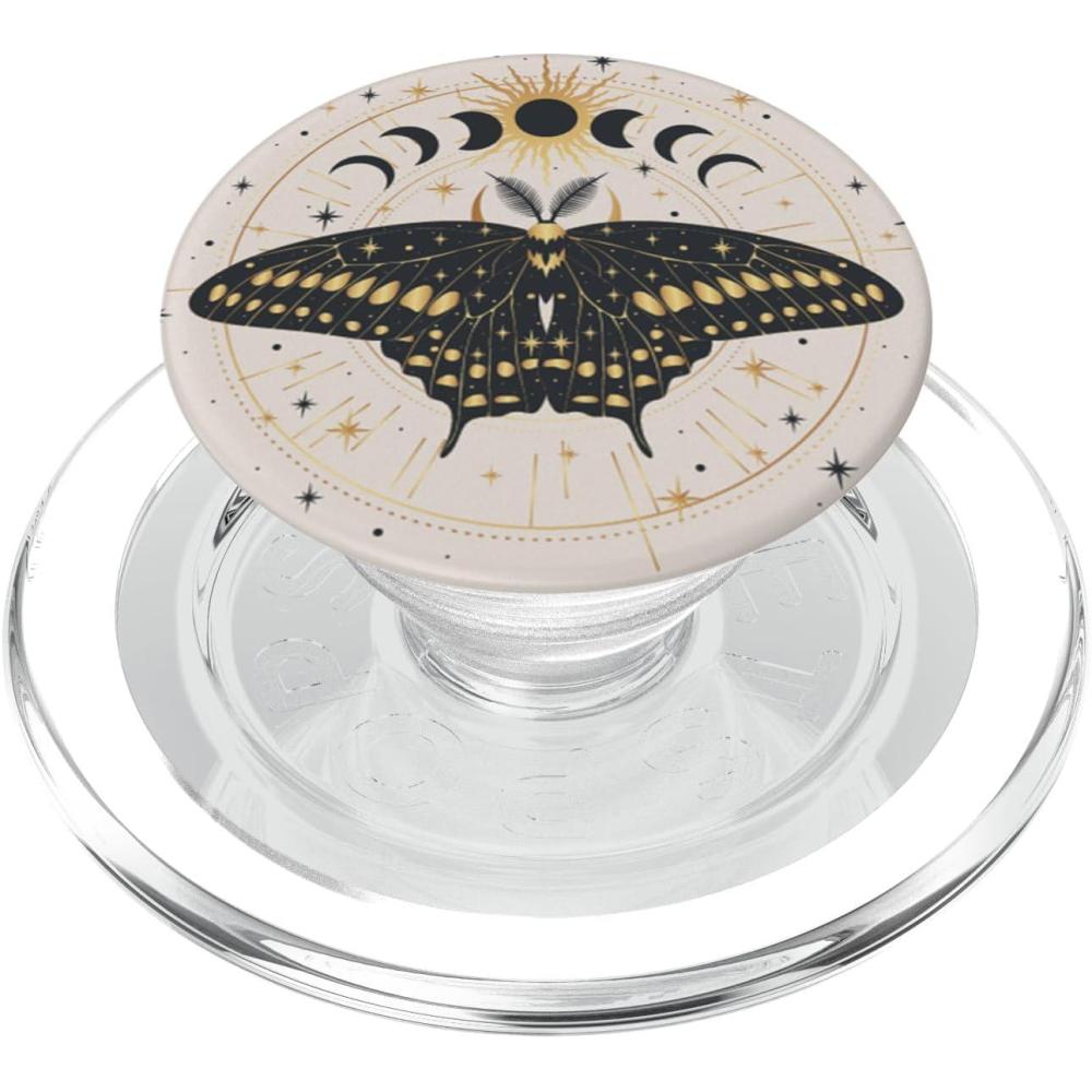 image:imagePopSockets Celestial Phone Grip  Lunar Moth PopSockets Adhesive PopGripMagnetic PopGrip