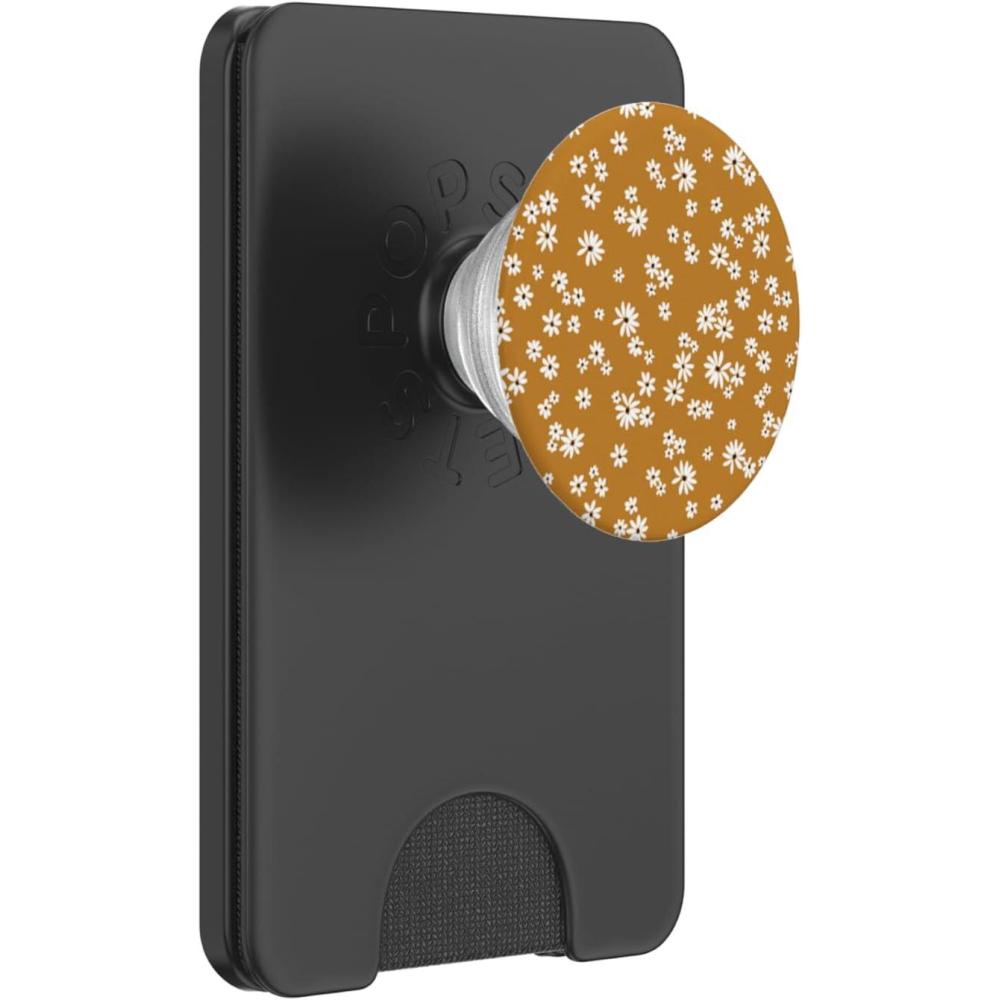 image:imagePopSockets Floral Phone Grip amp Stand Golden Daisy PopSockets Adhesive PopGripMagnetic PopWallet