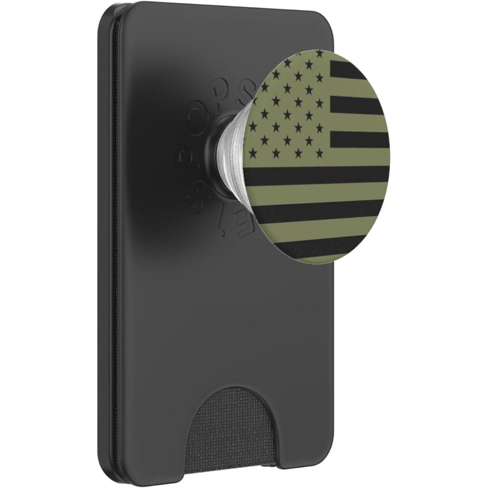 image:imagePopSockets Phone Grip  Olive Americana PopSockets Adhesive PopGripMagnetic PopWallet