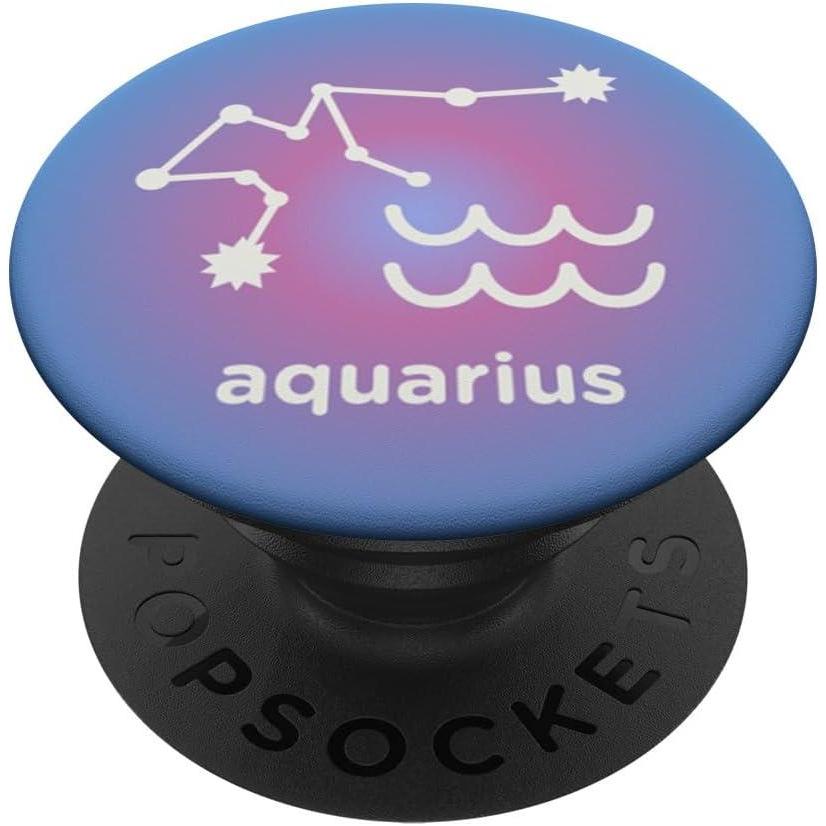 image:imagePopSockets Zodiac Phone Grip Aquarius Zodiac Sign PopSockets Adhesive PopGripAdhesive PopGrip