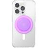 PopSockets Adhesive Phone Grip, Holder, Phone Stand – Lavender Flow(Pink Clear)