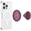 PopSockets Adhesive Phone Grip, Holder, Phone Stand – Lavender Flow(Red Wine Enamel)