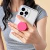 PopSockets Adhesive Phone Grip, Holder, Phone Stand, Rainbow – Inlay Swirl(Neon Pink)