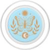 PopSockets Celestial Phone Grip – Sun & Moon Butterfly PopSockets Adhesive PopGrip(Magnetic PopGrip)
