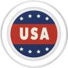 PopSockets Phone Grip – USA Badge PopSockets Adhesive PopGrip(Magnetic PopGrip)