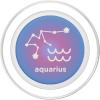 PopSockets Zodiac Phone Grip – Aquarius Zodiac Sign PopSockets Adhesive PopGrip(Magnetic PopGrip)