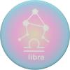 PopSockets Zodiac Phone Grip – Libra Zodiac Sign PopSockets Adhesive PopGrip(Adhesive PopGrip)