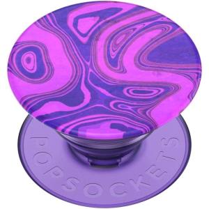 PopSockets Adhesive Phone Grip, Holder, Phone Stand – Lavender Flow(Lava Flow)