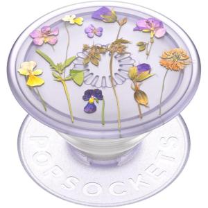 PopSockets Adhesive Phone Grip, Holder, Phone Stand – Lavender Flow(Purple Fields)