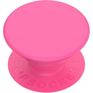 PopSockets Adhesive Phone Grip, Holder, Phone Stand, Rainbow – Inlay Swirl(Neon Pink)
