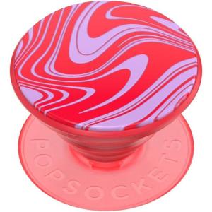 PopSockets Adhesive Phone Grip, Holder, Phone Stand, Rainbow – Inlay Swirl(Pink)