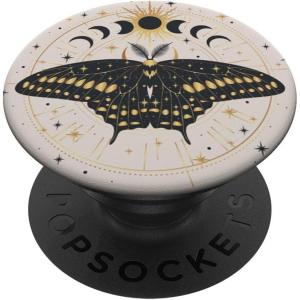 PopSockets Celestial Phone Grip – Lunar Moth PopSockets Adhesive PopGrip(Adhesive PopGrip)