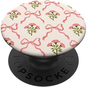 PopSockets Floral Bow Phone Grip – Coquette Bloom PopSockets Adhesive PopGrip(Adhesive PopGrip)
