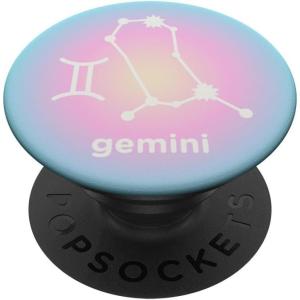 PopSockets Zodiac Phone Grip – Gemini Zodiac Sign PopSockets Adhesive PopGrip(Adhesive PopGrip)