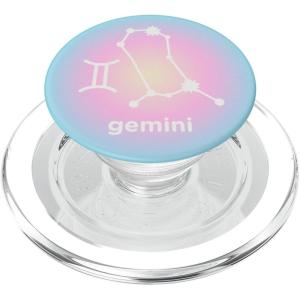 PopSockets Zodiac Phone Grip – Gemini Zodiac Sign PopSockets Adhesive PopGrip(Magnetic PopGrip)