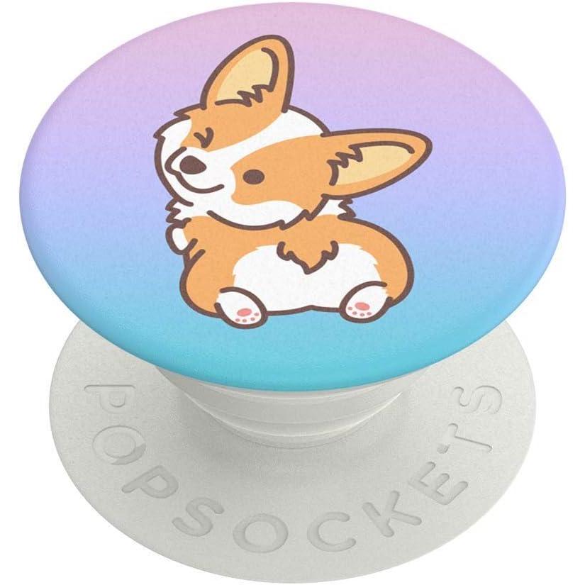 image:imagePopSockets Phone Grip with Expanding Kickstand Adhesive Grip Cheeky CorgiColor