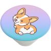 ​​​​PopSockets Phone Grip with Expanding Kickstand, Adhesive Grip – Cheeky Corgi(Color)