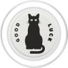 PopSockets Cat Phone Grip – Good Luck Black Cat PopSockets Adhesive PopGrip(Magnetic PopGrip)